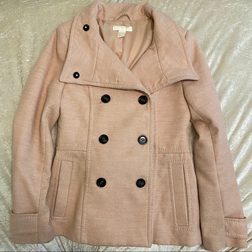 H&M light pink jacket size 6